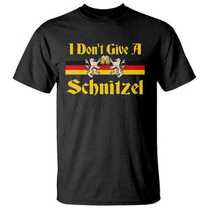 Funny Oktoberfest T Shirt I Don't Give a Schnitzel German Lion Beer TS11 Black Print Your Wear