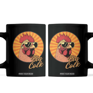 Funny Big Cock Chicken Coffee Mug Raunchy Inappropriate Adult Humor TS11 Black Print Your Wear