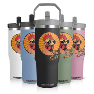 Funny Big Cock Chicken Flip Straw Tumbler Raunchy Inappropriate Adult Humor TS11 Print Your Wear