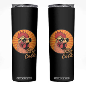 Funny Big Cock Chicken Skinny Tumbler Raunchy Inappropriate Adult Humor TS11 Black Print Your Wear