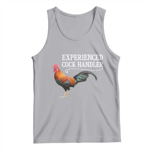 Funny Experienced Cock Handler Tank Top Raunchy Inappropriate Adult Humor Chicken TS11 Athletic Heather Print Your Wear