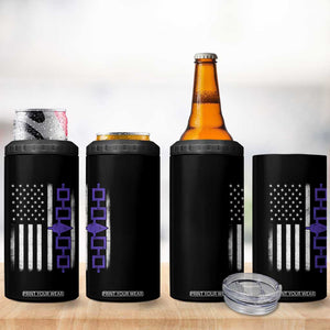 Haudenosaunee Iroquois USA Flag Native American 4 in 1 Can Cooler Tumbler TS11 Print Your Wear