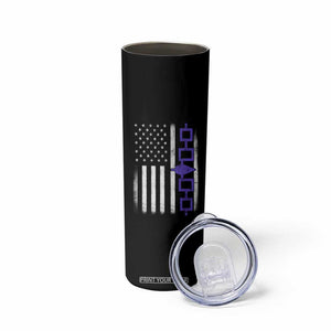 Haudenosaunee Iroquois USA Flag Native American Skinny Tumbler TS11 Print Your Wear