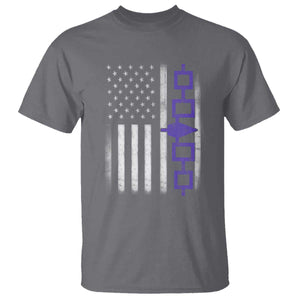 Haudenosaunee Iroquois USA Flag Native American T Shirt TS11 Charcoal Print Your Wear