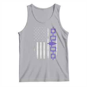Haudenosaunee Iroquois USA Flag Native American Tank Top TS11 Athletic Heather Print Your Wear