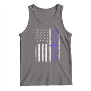 Haudenosaunee Iroquois USA Flag Native American Tank Top TS11 Deep Heather Print Your Wear