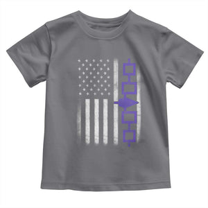 Haudenosaunee Iroquois USA Flag Native American Toddler T Shirt TS11 Charcoal Print Your Wear