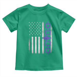 Haudenosaunee Iroquois USA Flag Native American Toddler T Shirt TS11 Irish Green Print Your Wear