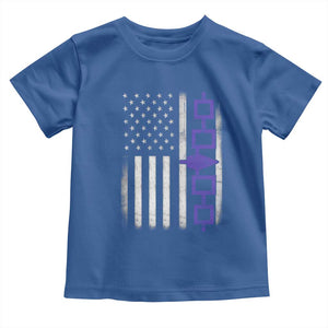 Haudenosaunee Iroquois USA Flag Native American Toddler T Shirt TS11 Royal Blue Print Your Wear