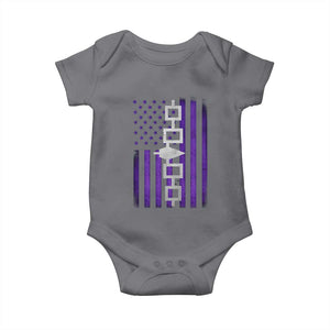 Haudenosaunee Iroquois Pride USA Flag Native American Baby Onesie TS11 Charcoal Print Your Wear