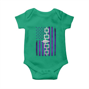 Haudenosaunee Iroquois Pride USA Flag Native American Baby Onesie TS11 Irish Green Print Your Wear
