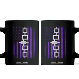Haudenosaunee Iroquois Pride USA Flag Native American Coffee Mug TS11 Black Print Your Wear