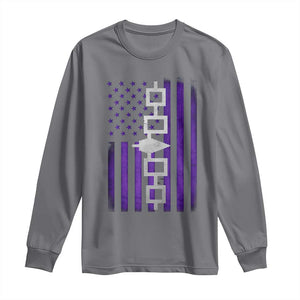 Haudenosaunee Iroquois Pride USA Flag Native American Long Sleeve Shirt TS11 Charcoal Print Your Wear