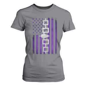 Haudenosaunee Iroquois Pride USA Flag Native American T Shirt For Women TS11 Charcoal Print Your Wear