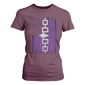 Haudenosaunee Iroquois Pride USA Flag Native American T Shirt For Women TS11 Maroon Print Your Wear