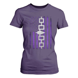 Haudenosaunee Iroquois Pride USA Flag Native American T Shirt For Women TS11 Purple Print Your Wear