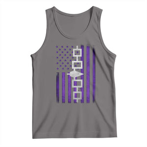 Haudenosaunee Iroquois Pride USA Flag Native American Tank Top TS11 Deep Heather Print Your Wear