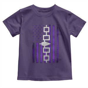 Haudenosaunee Iroquois Pride USA Flag Native American Toddler T Shirt TS11 Purple Print Your Wear