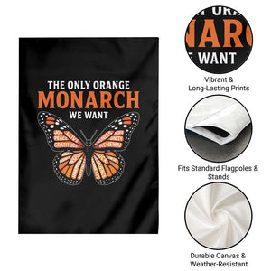 The Only Orange Monarch We Want Garden Flag Monarch Butterfly TS11 Print Your Wear