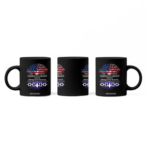 American Grown With Iroquois Roots Coffee Mug Tree USA Flag TS11 Print Your Wear