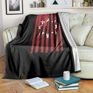 Oglala Lakota Sioux USA Flag Native American Throw Blanket TS11 Print Your Wear