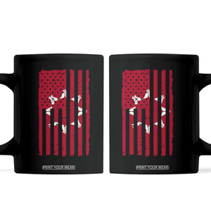 Oglala Lakota Sioux USA Flag Native American Coffee Mug TS11 Black Print Your Wear
