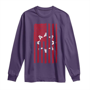 Oglala Lakota Sioux USA Flag Native American Long Sleeve Shirt TS11 Purple Print Your Wear
