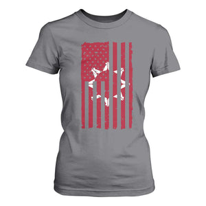 Oglala Lakota Sioux USA Flag Native American T Shirt For Women TS11 Charcoal Print Your Wear