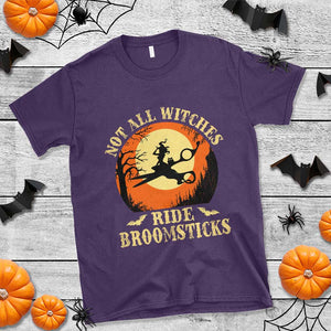 Funny Lesbian Witch Halloween T Shirt Not All Witches Ride Broomsticks TS11 Purple Print Your Wear