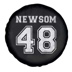 Newsom 48 Spare Tire Cover Gavin Newsom 2028 Presidential Election Campaign TS11 Print Your Wear