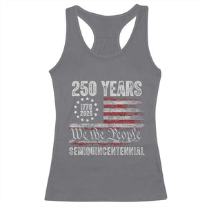250 Years Semiquincentennial Racerback Tank Top 250th America Anniversary Independence Day USA Flag TS11 Charcoal Print Your Wear