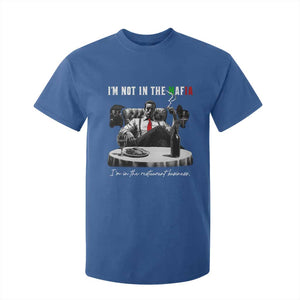 Funny Italian American Mafia Gangster T Shirt For Kid I Am Not In The Mafia I'm In The Restaurant Business TS11 Royal Blue Print Your Wear