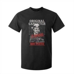 Original Gangster Most Wanted Al Capone T Shirt For Kid Italian American Mafia TS11 Black Print Your Wear