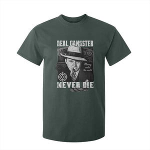 Al Capone T Shirt For Kid Real Ganster Never Die Italian American Mafia TS11 Dark Forest Green Print Your Wear