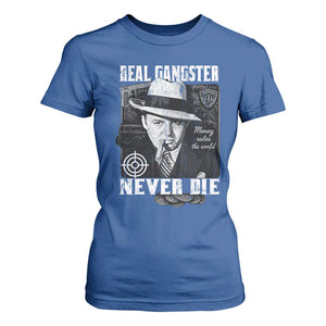 Al Capone T Shirt For Women Real Ganster Never Die Italian American Mafia TS11 Royal Blue Print Your Wear