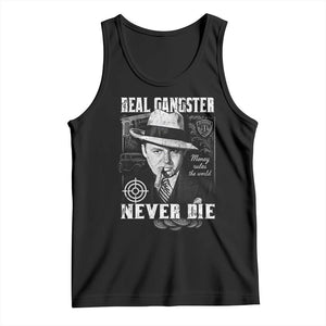 Al Capone Tank Top Real Ganster Never Die Italian American Mafia TS11 Black Print Your Wear
