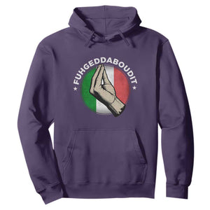 Funny Fuhgeddaboudit Italian Slang Italian Saying Hoodie Che Vuoi TS11 Purple Print Your Wear
