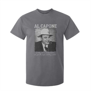 Al Capone T Shirt For Kid I Am Just A Businessman American Gangster Mafia TS11 Charcoal Print Your Wear