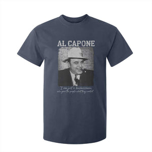 Al Capone T Shirt For Kid I Am Just A Businessman American Gangster Mafia TS11 Navy Print Your Wear