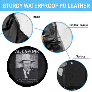 Al Capone Spare Tire Cover I Am Just A Businessman American Gangster Mafia TS11 Print Your Wear