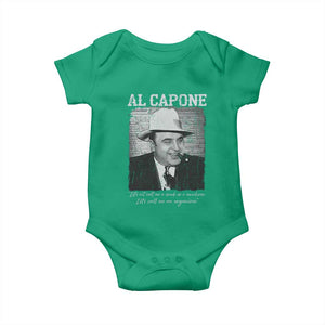 Al Capone Baby Onesie Lets Call Me An Organizer American Gangster Mafia TS11 Irish Green Print Your Wear