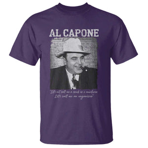 Al Capone T Shirt Lets Call Me An Organizer American Gangster Mafia TS11 Purple Print Your Wear