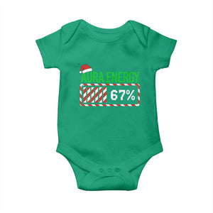 Funny Aura Energy 67 Christmas Baby Onesie Aura Farming Six Seven Meme Gen Alpha Slang TS11 Irish Green Print Your Wear