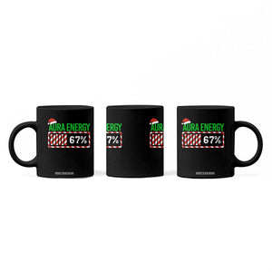 Funny Aura Energy 67 Christmas Coffee Mug Aura Farming Six Seven Meme Gen Alpha Slang TS11 Print Your Wear