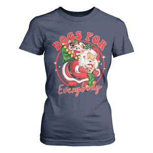 Funny Christmas Dog Owner T Shirt For Women Dogs For Everybody Santa Sack Chihuahua TS11 Navy Print Your Wear
