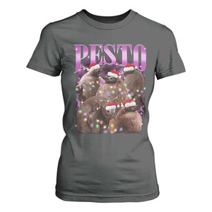 Funny Pesto The Penguin Christmas T Shirt For Women TS11 Dark Heather Print Your Wear