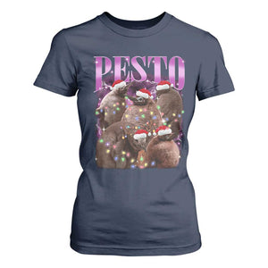 Funny Pesto The Penguin Christmas T Shirt For Women TS11 Navy Print Your Wear