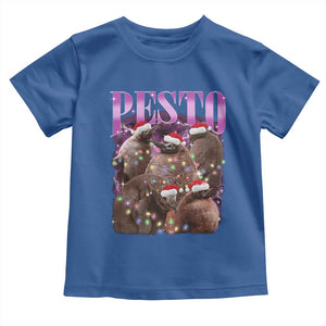 Funny Pesto The Penguin Christmas Toddler T Shirt TS11 Royal Blue Print Your Wear