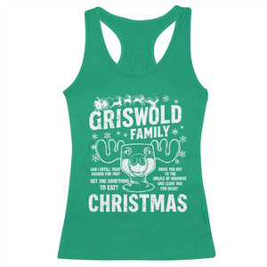 Funny Christmas Vacation Eggnog Racerback Tank Top Griswold Family Can I Refill Your Eggnogs Xmas Movie TS11 Irish Green Print Your Wear