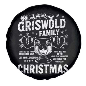 Funny Christmas Vacation Eggnog Spare Tire Cover Griswold Family Can I Refill Your Eggnogs Xmas Movie TS11 Print Your Wear